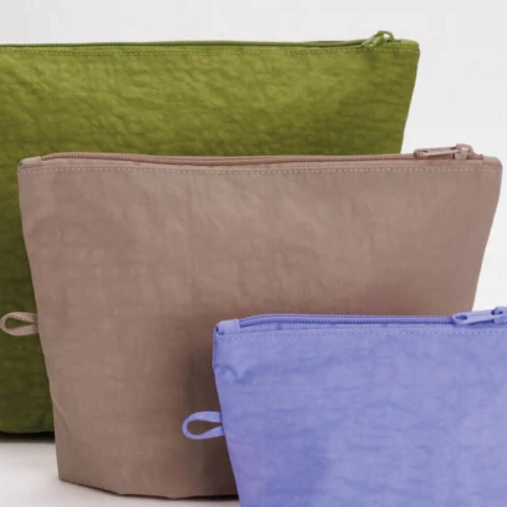 NWOT Baggu Go Pouch Medium - Taupe (Nettle) - Picture 6 of 6